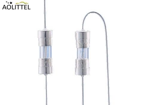 fusible miniatura parecido al cartucho de retraso de tiempo con terminales axiales 100mA-24A 250V del tubo de cristal de 3.6x10m m con UL CUL
