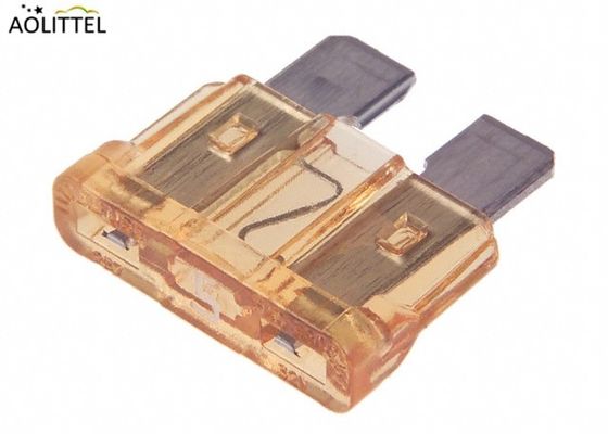 Tipo enchufable automotriz fusible auto de vivienda plástico de la cuchilla del ATC de la talla media roja 10A con cinc o la aleación de aluminio