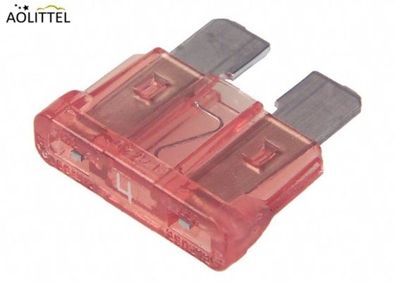 Tipo enchufable automotriz fusible auto de vivienda plástico de la cuchilla del ATC de la talla media roja 10A con cinc o la aleación de aluminio