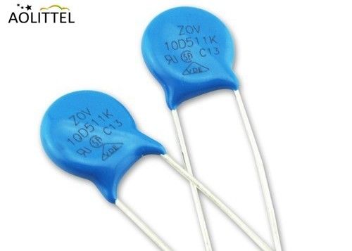 MOVIMIENTOS plomados radiales modificados para requisitos particulares cruzados del varistor del estándar SIOV de EPCOS 14D511K ZOV VDR con VDE CSA ROHS de la UL CUL