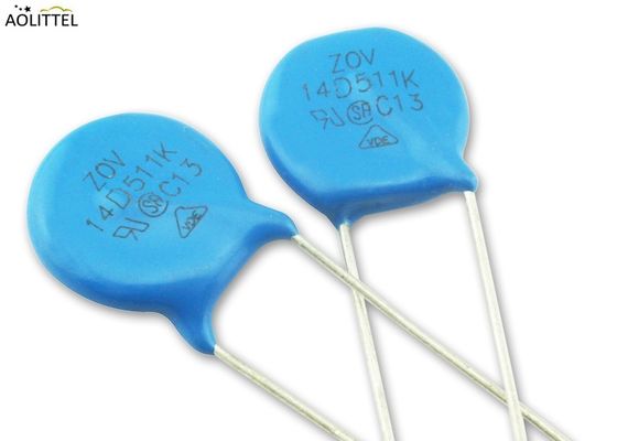 MOVIMIENTOS plomados radiales modificados para requisitos particulares cruzados del varistor del estándar SIOV de EPCOS 14D511K ZOV VDR con VDE CSA ROHS de la UL CUL