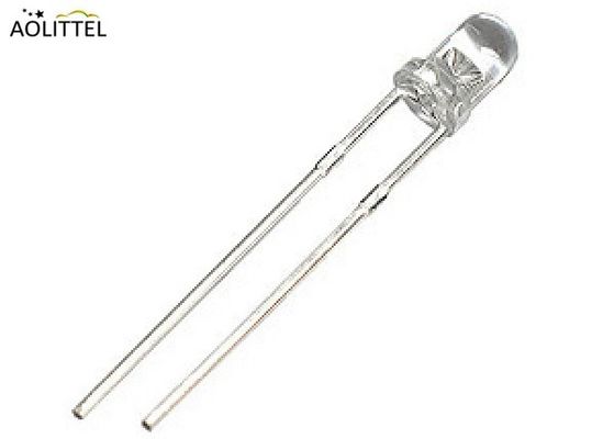 diodos electroluminosos enchufables claros blancos ultra brillantes redondos LED del top LED RGB de 3m m