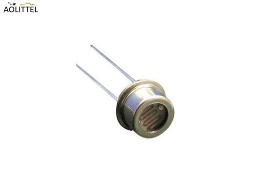 Sensor de la luz del fotorresistor del LDR de la encapsulación del metal del diámetro 5m m con resistencia oscura 0.2-20 MOhm