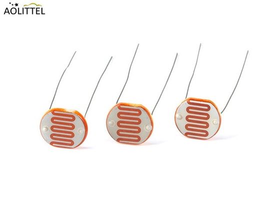 el plástico de 12m m cubrió el resistor dependiente de la luz GM12528 10-20K del LDR para el control ligero