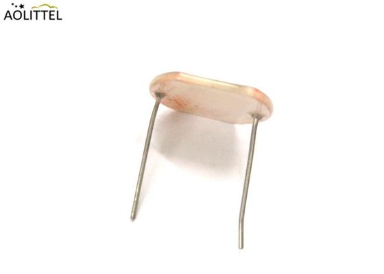 LDR dependiente de la luz de cerámica 25528 del resistor de la célula fotoconductora del fotorresistor de 25m m Pacakge con la resistencia ligera 10-20K