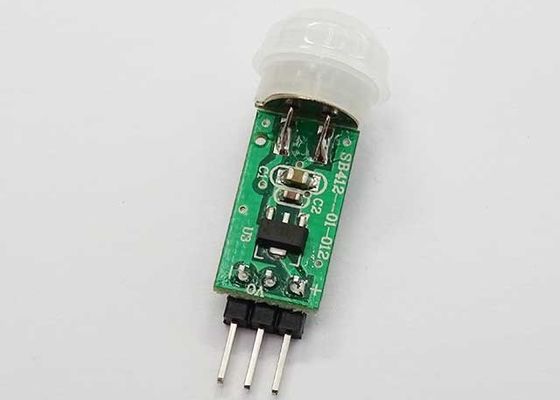 sensor de movimiento infrarrojo pasivo del módulo miniatura del regulador PIR Dectector de 3M-5m SB412 con el resistor del PWB de la lente de Fresnel