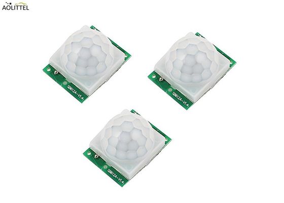 Módulo de poco ruido ajustable SB612 de Dectector PIR del cuerpo humano con la distancia 10m del sensor que detecta ángulo 120 grados