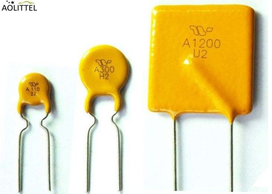 Fusible restaurable directo plomado radial rápido 16V 3A del agujero PPTC PolySwitch PTC del tiempo-a-viaje 16R300GPR