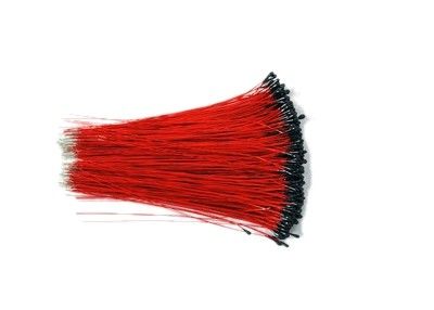 Termistor miniatura barnizado exacto 30KOhm 3953 de la gota NTC del sensor del alambre del uso médico con el alambre esmaltado Bendable