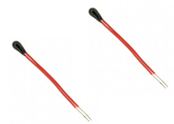 Termistor miniatura barnizado exacto 30KOhm 3953 de la gota NTC del sensor del alambre del uso médico con el alambre esmaltado Bendable