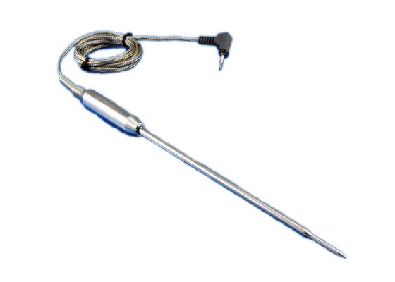 Sensor de temperatura micro de la IDT del termistor del cordón del acero inoxidable de la punta de prueba 350C de la comida de la caja fuerte de carne del termómetro del Bbq FireBoard 100K