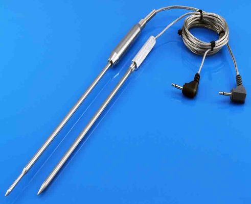 Sensor de temperatura micro de la IDT del termistor del cordón del acero inoxidable de la punta de prueba 350C de la comida de la caja fuerte de carne del termómetro del Bbq FireBoard 100K