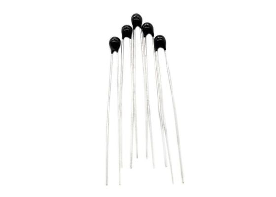 Termistor negro 3KOhm 3950 del resistor termal NTC de la encapsulación de la resina de epoxy MF52 para el sensor de temperatura miniatura