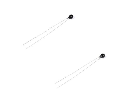 Termistor negro 3KOhm 3950 del resistor termal NTC de la encapsulación de la resina de epoxy MF52 para el sensor de temperatura miniatura