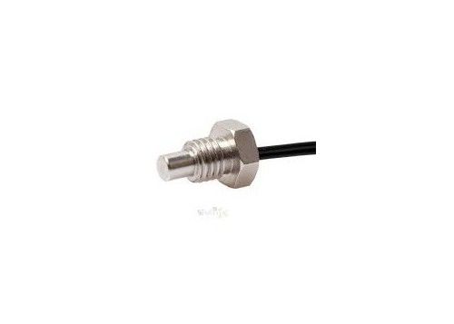 El sensor de temperatura micro de rosca del hilo 50m m de la medida el 1/2” NPT de los temporeros de agua 10K con el 1m protegió el cable UL2464 22AWG
