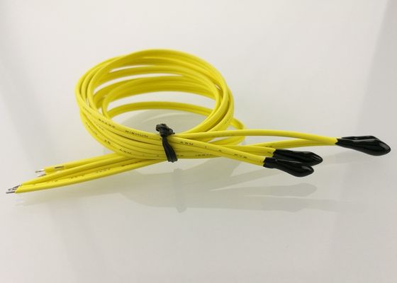El epóxido conductor AEC-Q200 selló termalmente el termistor 30KOhm 3950 de la gota NTC con el cable de UL4411 24AWG 2C 125C 300V
