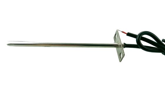 Sensor de temperatura micro del conducto del refrigerador 10K 3380 600m m con el soporte del reborde del acero inoxidable para el aire acondicionado central