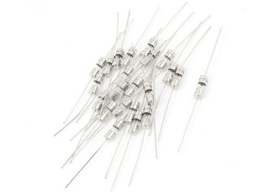 Fusible de retraso de tiempo miniatura con terminales axiales T5AL250V 5A 250VAC 500PCS del tubo de cristal del soplo lento del VDE 4x11m m de Alemania por bolso