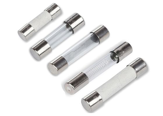 fusible rápidamente de actuación cilíndrico del tubo de cristal de los fusibles de cartucho 8AG AGX 250VAC 500mA 6x25m m con 6,25 milímetros de velocidad rápida del X.25 milímetro