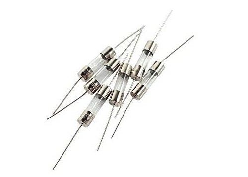 fusible temporario rápido 6.3Amp 250VAC 125VAC del tubo de cristal del coche del soplo rápido de 6.35x30m m para el clip en línea del tenedor del fusible del soporte del PWB