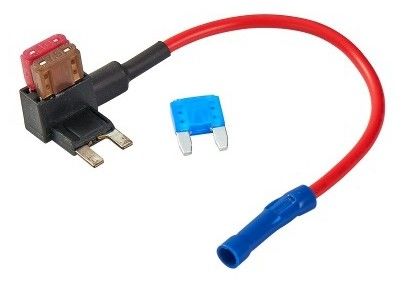 Mini adaptador auto modificado para requisitos particulares 32V del fusible del Añadir-uno-circuito del tenedor del fusible de la cuchilla del cajero automático APM para la motocicleta japonesa SUV DIY del coche camión