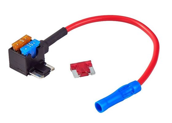 Golpecito automotriz del fusible del tenedor del fusible del perfil bajo del ATT ACN APS del cajero automático del estilo de la cuchilla del coche del Añadir-UNO-circuito mini en el transporte por ferrocarril 12V 24V