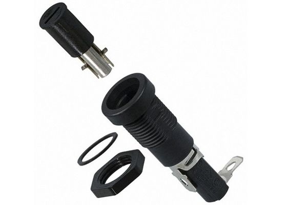 Tenedor vertical Choque-seguro ranurado H3-02 10A 250VAC del fusible del PWB del soporte de Fingergrip del casquillo para el fusible cilíndrico del tubo de cristal de 5x20m m