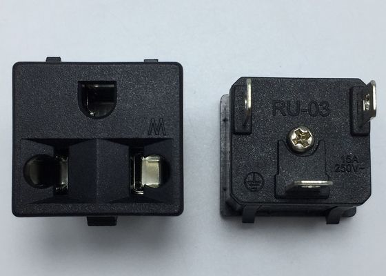 la UE de Australia los E.E.U.U. Reino Unido del brasileño 3Pin al Brasil tapa el mercado del negro del convertidor del viaje del adaptador del cargador del zócalo eléctrico de la corriente ALTERNA