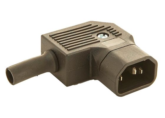 Conector masculino de la entrada del poder de Rewireable del enchufe JA-2233-2 10A 250VAC 3PIN de la CA del soporte del cable del IEC 60320 de la entrada eléctrica del tornillo