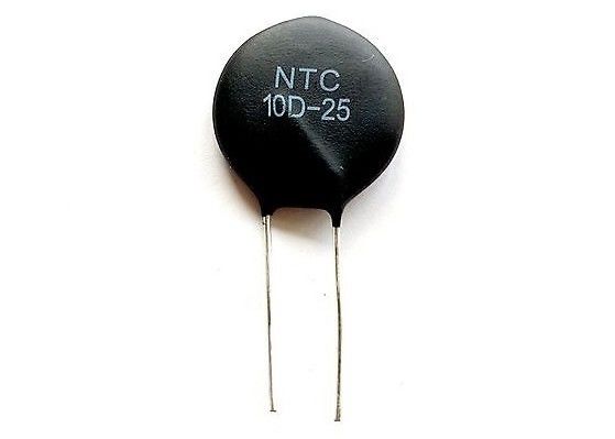 Termistor 25m m 0.7D-25 1.5D-25 3D-25 5D-25 10D-25 12D-25 16D-25 20D-25 del poder NTC del disco de ICL Inrush Current Limited 2PIN