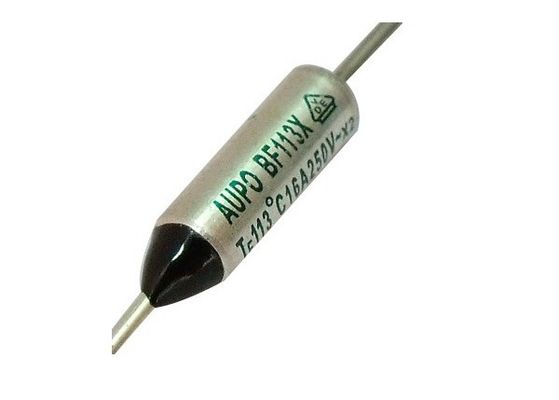 Fusible con terminales axiales termal del termóstato de la temperatura de caja metálica del TF 142℃ 250V 16A BF142X del fusible del atajo de Aupo con VDE ROHS CCC