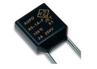 Fusible termal de la temperatura de la aleación del cuadrado del TF 115℃ 250V 1A A2-1A-F del fusible del atajo de Aupo con los certificados del VDE PSE CCC KTL de la UL CUL