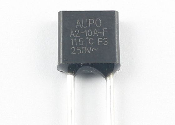 Disyuntor termal del TF 115℃ 250V 10A A2-10A-F TCO del interruptor de atajo de Aupo del cierre del fusible sensible normal original termalmente