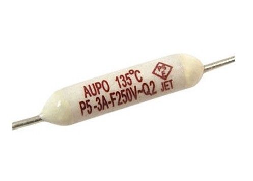 La termal da alta temperatura de AUPO liga el fusible de cerámica del atajo 135C de TCO P5-3A-F 3A 250V para el calentador de agua inteligente del gas