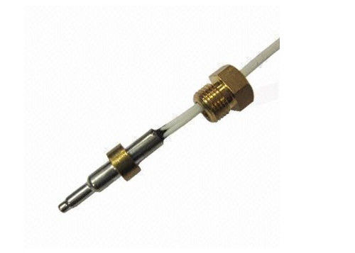 Sensor de temperatura del termistor NTC del anillo de cobre amarillo del entramado de acero inoxidable 100KOhm 3950 para el calentador de agua y el fabricante de café