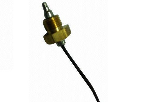 Sensor de temperatura del termistor NTC del anillo de cobre amarillo del entramado de acero inoxidable 100KOhm 3950 para el calentador de agua y el fabricante de café