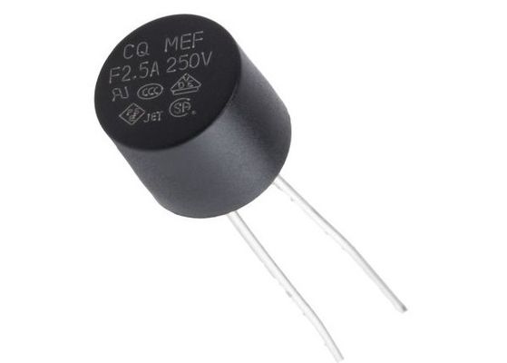 VDE Subminiature del MEF 001 F1A 250V 8.35x7.7m m del fusible del casquillo plástico cilíndrico temporario rápido con el paquete del bulto de la cinta
