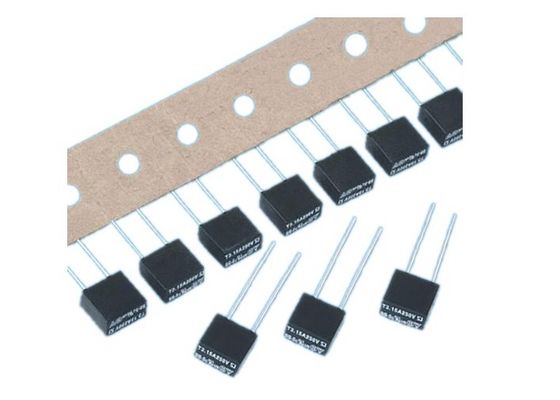 Fusible micro MSF 005 F5A 250V 8.35x7.7m m del soplo rápido termoplástico negro plomado radial del paquete de la munición del VDE CSA de la UL