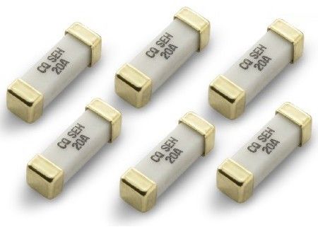 La UL aprobó el fusible superficial plateado oro de cerámica cuadrado del soporte 1032 ELLA SEG 500mA-30A 125V 300V 10.1x3.1x3.1m m