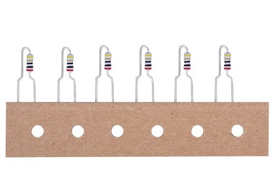 El alambre fusible no inductor ininflamable de KNP 0.25-10W hiere el ohmio el ±5% del resistor 0.1-1000 con un disponible más tamaño pequeño