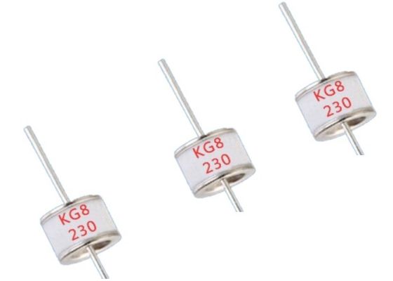 GDT 8x6m m de la serie KG8 ignición de 2 del electrodo de la transferencia de chispa de los huecos 110V-800V pararrayos de la oleada de lámparas OCULTADAS
