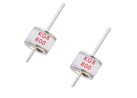 GDT 8x6m m de la serie KG8 ignición de 2 del electrodo de la transferencia de chispa de los huecos 110V-800V pararrayos de la oleada de lámparas OCULTADAS