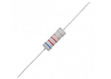 resistor de película metálica fusible ininflamable rápido 0.1OHM-1KOHM de 0.25W 0.5W 0.6W 1W 2W 3W