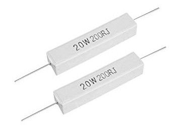 El cemento de cerámica del alto alúmina del MPR SQS de SQP SQM SQZ SQH fijó el resistor Wirewound 20W 500RJ 63x13x13m m