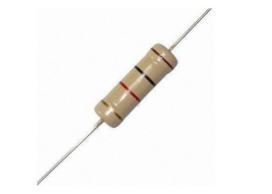 La película de carbono miniatura de CFR fijó el resistor 0.5W 1WS 330R el 5% 350V 9032 3.2x9m m de color caqui con terminales axiales