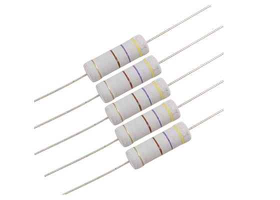 Gris de revestimiento de óxido miniaturizado del ohmio 2485 del resistor 470R 5W 700V 470 del metal inflamable de MOF