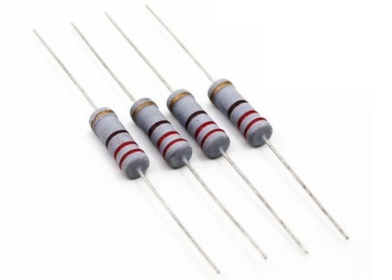 Gris de revestimiento de óxido miniaturizado del ohmio 2485 del resistor 470R 5W 700V 470 del metal inflamable de MOF