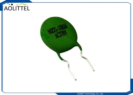 El silicón cubrió el termistor de información MZ71-18RM AC270V 14m m 18Ohm TC 60C del PTC que desmagnetizaba para el color TV
