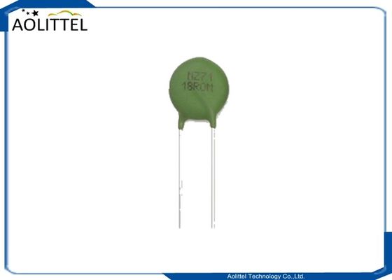 El silicón cubrió el termistor de información MZ71-18RM AC270V 14m m 18Ohm TC 60C del PTC que desmagnetizaba para el color TV