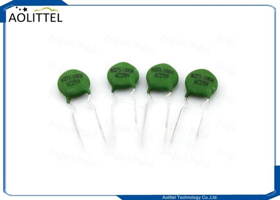 El silicón cubrió el termistor de información MZ71-18RM AC270V 14m m 18Ohm TC 60C del PTC que desmagnetizaba para el color TV